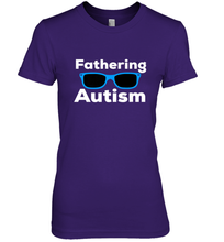 Load image into Gallery viewer, Fathering Autism Shades Women's Premium T-Shirt