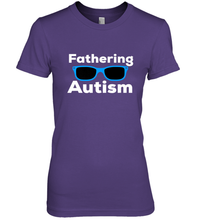 Load image into Gallery viewer, Fathering Autism Shades Women's Premium T-Shirt