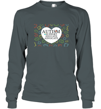 Load image into Gallery viewer, Autism Support Educate Advocate Autism Awareness T shirt Long Sleeve T-Shirt