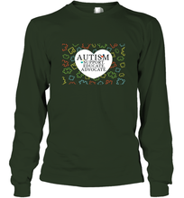 Load image into Gallery viewer, Autism Support Educate Advocate Autism Awareness T shirt Long Sleeve T-Shirt