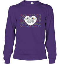 Load image into Gallery viewer, Autism Support Educate Advocate Autism Awareness T shirt Long Sleeve T-Shirt
