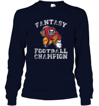 Load image into Gallery viewer, Fantasy Football Champion Winner League Draft Team Long Sleeve T-Shirt