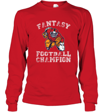 Load image into Gallery viewer, Fantasy Football Champion Winner League Draft Team Long Sleeve T-Shirt