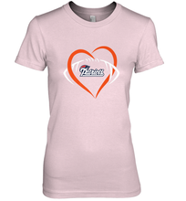 Load image into Gallery viewer, NFL New England Patriots Heart Love Football Women's Premium T-Shirt