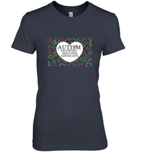 Load image into Gallery viewer, Autism Support Educate Advocate Autism Awareness T shirt Women's Premium T-Shirt