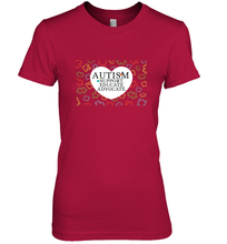 Load image into Gallery viewer, Autism Support Educate Advocate Autism Awareness T shirt Women's Premium T-Shirt
