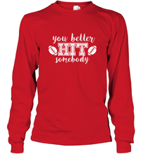 Load image into Gallery viewer, Funny Football Sports Mom Fan School Team Spirit Mascot Gift Long Sleeve T-Shirt