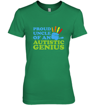 Load image into Gallery viewer, Autism Awareness Shirts Uncle Awareness Month Women's Premium T-Shirt