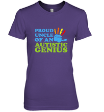 Load image into Gallery viewer, Autism Awareness Shirts Uncle Awareness Month Women's Premium T-Shirt
