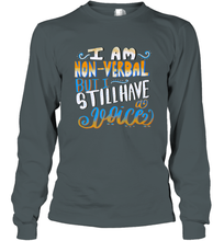 Load image into Gallery viewer, Special Needs NonVerbal Autism Awesome Long Sleeve T-Shirt