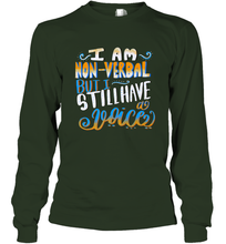 Load image into Gallery viewer, Special Needs NonVerbal Autism Awesome Long Sleeve T-Shirt