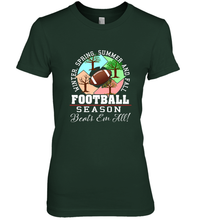 Load image into Gallery viewer, Funny Football Season Year Round Gift for Coach and Team Women's Premium T-Shirt