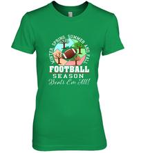 Load image into Gallery viewer, Funny Football Season Year Round Gift for Coach and Team Women's Premium T-Shirt