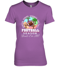 Load image into Gallery viewer, Funny Football Season Year Round Gift for Coach and Team Women's Premium T-Shirt
