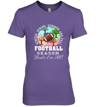 Load image into Gallery viewer, Funny Football Season Year Round Gift for Coach and Team Women's Premium T-Shirt