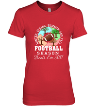 Load image into Gallery viewer, Funny Football Season Year Round Gift for Coach and Team Women's Premium T-Shirt