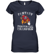 Load image into Gallery viewer, Fantasy Football Champion Winner League Draft Team Women's V-Neck T-Shirt