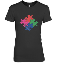 Load image into Gallery viewer, Autism Awareness Distressed T MaassSquad Women's Premium T-Shirt