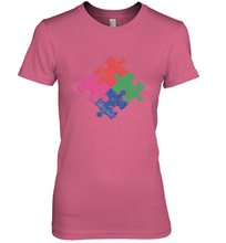 Load image into Gallery viewer, Autism Awareness Distressed T MaassSquad Women's Premium T-Shirt