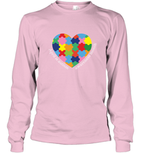 Load image into Gallery viewer, April is autism awareness month T shirt Long Sleeve T-Shirt