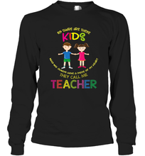 Load image into Gallery viewer, They Call Me Teacher School Kids Fun Appreciation Long Sleeve T-Shirt