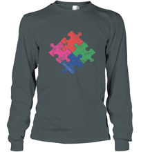 Load image into Gallery viewer, Autism Awareness Distressed T MaassSquad Long Sleeve T-Shirt