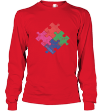 Load image into Gallery viewer, Autism Awareness Distressed T MaassSquad Long Sleeve T-Shirt