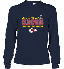 Load image into Gallery viewer, NFL super bowl Kansas City Chiefs champions Long Sleeve T-Shirt