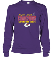 Load image into Gallery viewer, NFL super bowl Kansas City Chiefs champions Long Sleeve T-Shirt