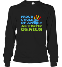 Load image into Gallery viewer, Autism Awareness Shirts Uncle Awareness Month Long Sleeve T-Shirt
