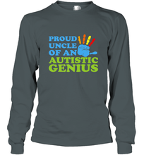 Load image into Gallery viewer, Autism Awareness Shirts Uncle Awareness Month Long Sleeve T-Shirt