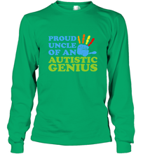 Load image into Gallery viewer, Autism Awareness Shirts Uncle Awareness Month Long Sleeve T-Shirt