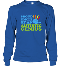 Load image into Gallery viewer, Autism Awareness Shirts Uncle Awareness Month Long Sleeve T-Shirt