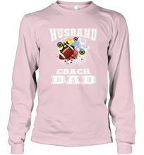 Load image into Gallery viewer, Husband Coach Dad Football Family Sports Team Game Long Sleeve T-Shirt
