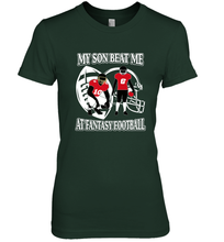 Load image into Gallery viewer, Son Beat Me Fantasy Football Team Draft Women's Premium T-Shirt