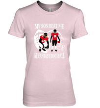 Load image into Gallery viewer, Son Beat Me Fantasy Football Team Draft Women's Premium T-Shirt