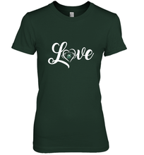 Load image into Gallery viewer, Stetson Hatters Love Heart Football Team Premium Women's Premium T-Shirt