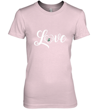 Load image into Gallery viewer, Stetson Hatters Love Heart Football Team Premium Women's Premium T-Shirt