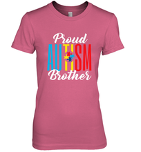 Load image into Gallery viewer, Proud Autism Brother Awareness Support Premium T Shirt Women's Premium T-Shirt