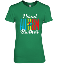 Load image into Gallery viewer, Proud Autism Brother Awareness Support Premium T Shirt Women's Premium T-Shirt