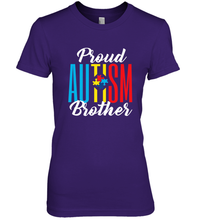 Load image into Gallery viewer, Proud Autism Brother Awareness Support Premium T Shirt Women's Premium T-Shirt