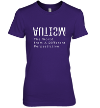 Load image into Gallery viewer, Autism Different Perspective Autism Awareness Women's Premium T-Shirt