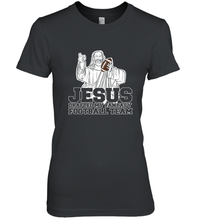 Load image into Gallery viewer, Jesus Drafted My Football Team Fantasy Football Draft Day Women's Premium T-Shirt