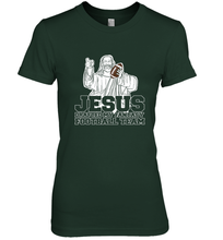 Load image into Gallery viewer, Jesus Drafted My Football Team Fantasy Football Draft Day Women's Premium T-Shirt
