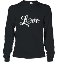 Load image into Gallery viewer, Stetson Hatters Love Heart Football Team Premium Long Sleeve T-Shirt