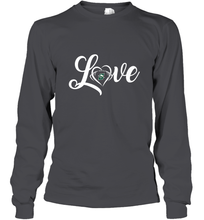 Load image into Gallery viewer, Stetson Hatters Love Heart Football Team Premium Long Sleeve T-Shirt
