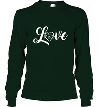 Load image into Gallery viewer, Stetson Hatters Love Heart Football Team Premium Long Sleeve T-Shirt