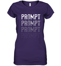 Load image into Gallery viewer, BCBA RBT Fading Prompts Behavior Analyst Women's V-Neck T-Shirt