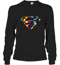 Load image into Gallery viewer, Autism Superhero Long Sleeve T-Shirt
