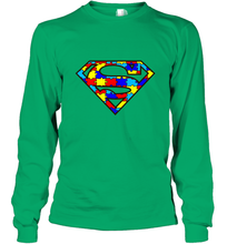 Load image into Gallery viewer, Autism Superhero Long Sleeve T-Shirt